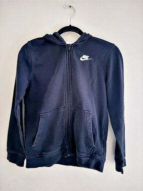 Nike Sportswear Club Fleece Full-Zip Hoodie Men's Black Size Large